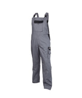 DASSY® Calais Zweifarbige Latzhose zementgrau/schwarz