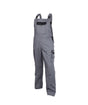 DASSY® Calais Zweifarbige Latzhose zementgrau/schwarz