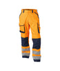 DASSY® Chicago Warnschutz Bundhose mit Kniepolstertaschen neonorange/dunkelblau