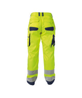 DASSY® Chicago Warnschutz Bundhose mit Kniepolstertaschen neongelb/dunkelblau