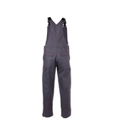 DASSY® Dakota Flammhemmende Latzhose mit Kniepolstertaschen zementgrau