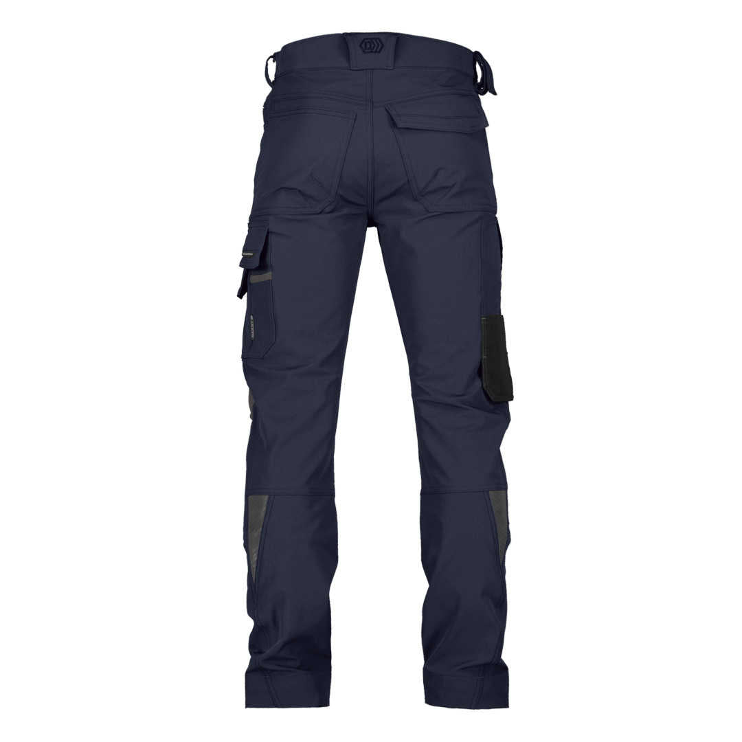 DASSY Impax Stretch-Arbeitshose mit Kniepolstertaschen dunkelblau