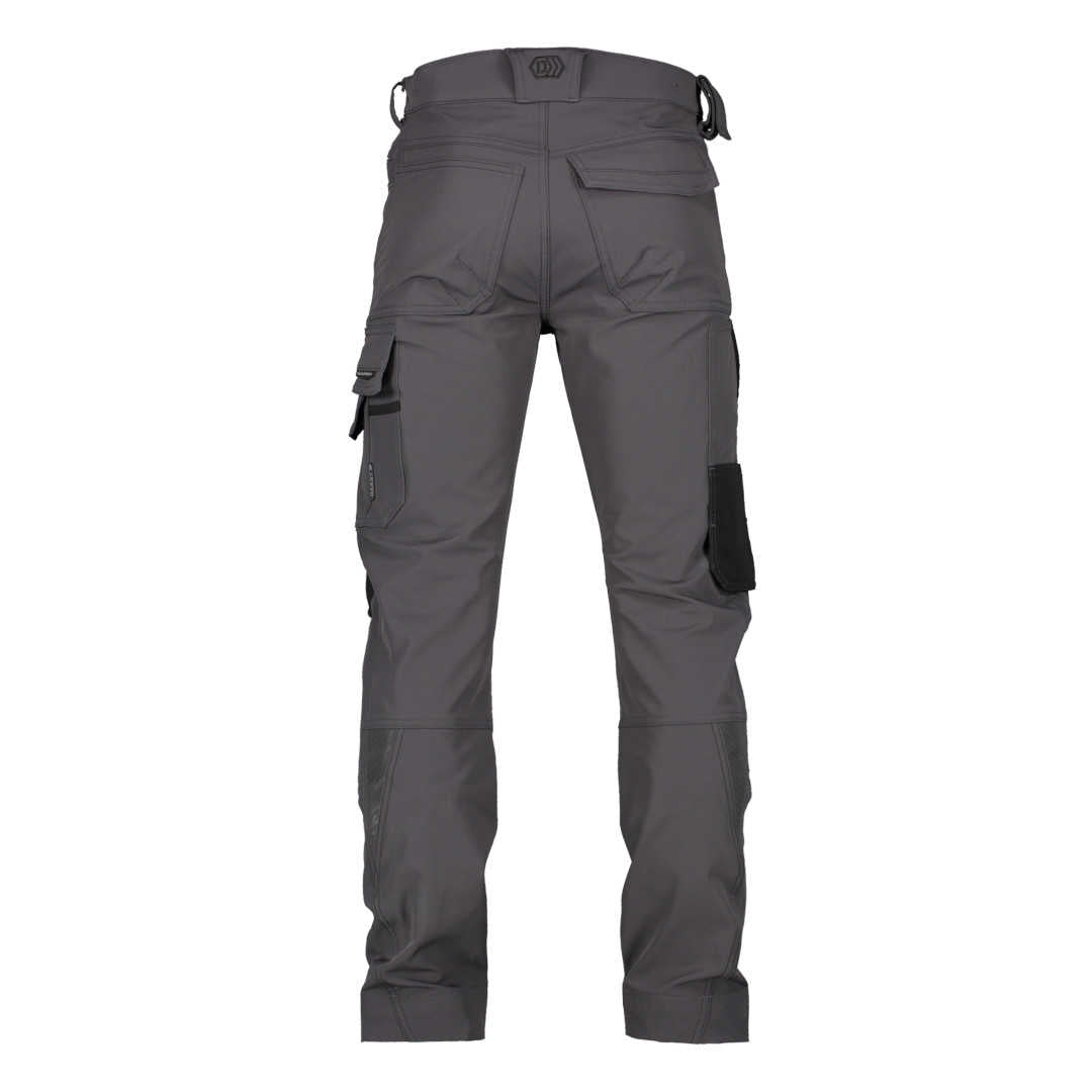 DASSY Impax Stretch-Arbeitshose mit Kniepolstertaschen grau