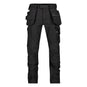 DASSY Matrix Stretch-Arbeitshose Holstertaschen Kniepolstertaschen schwarz
