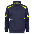 DASSY ARATU Sweatshirt nachtblau-neongelb