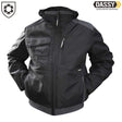 DASSY Austin Winterjacke Canvas schwarz grau