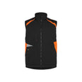 DASSY CALLAO Arbeitsweste 350141 in Schwarz/Fluo Orange – Vorderansicht