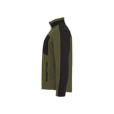 DASSY Haven 550005 Teddyfleecejacke Kakigrün/Schwarz – seite