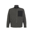DASSY Haven 550005 Teddyfleecejacke Anthrazitgrau/Schwarz – vorne