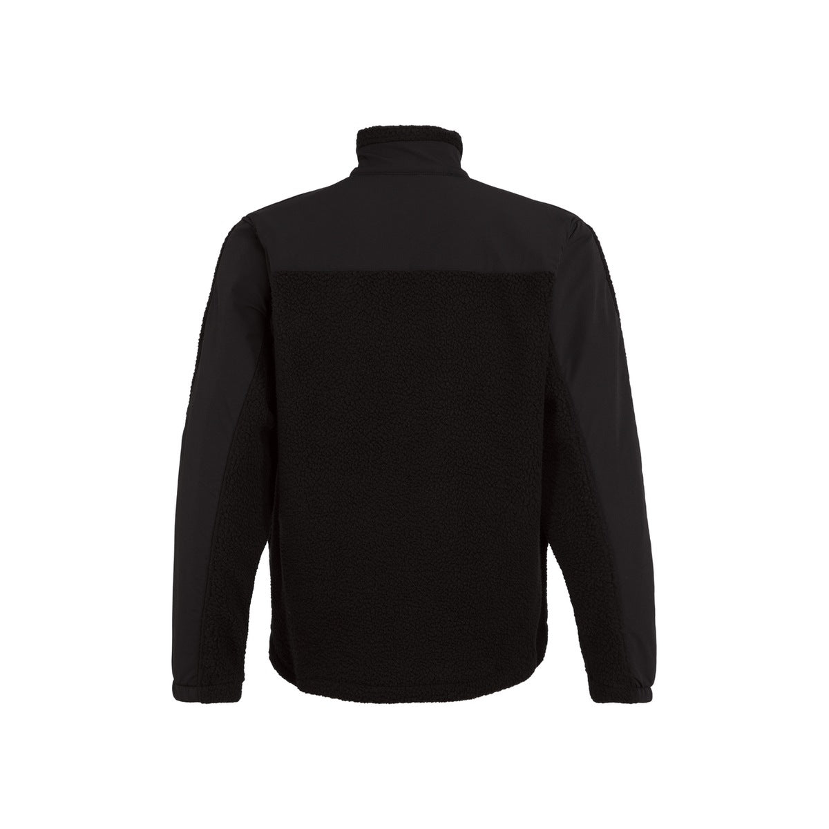 DASSY Haven 550005 Teddyfleecejacke Schwarz – hinten