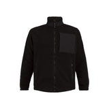 DASSY Haven 550005 Teddyfleecejacke Schwarz – vorne