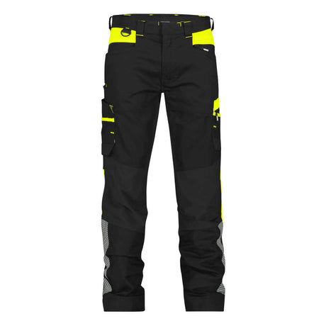 Dassy Hong Kong Arbeitshose mit Stretch schwarz-neongelb