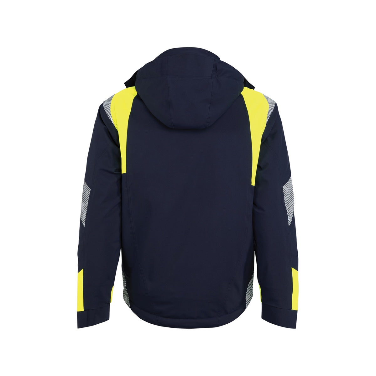 DASSY Itaqui 300599 Winterjacke Nachtblau/Neongelb – Rückansicht