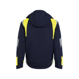 DASSY Itaqui 300599 Winterjacke Nachtblau/Neongelb – Rückansicht