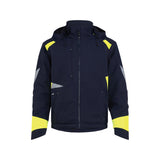 DASSY Itaqui 300599 Winterjacke Nachtblau/Neongelb – Vorderansicht
