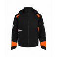 DASSY Itaqui 300599 Winterjacke Schwarz/Fluo-Orange – Vorderansicht (Farbvisualisierung)