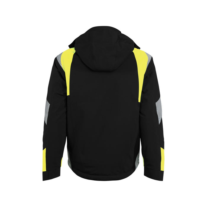 DASSY Itaqui 300599 Winterjacke Schwarz/Neongelb – Rückansicht