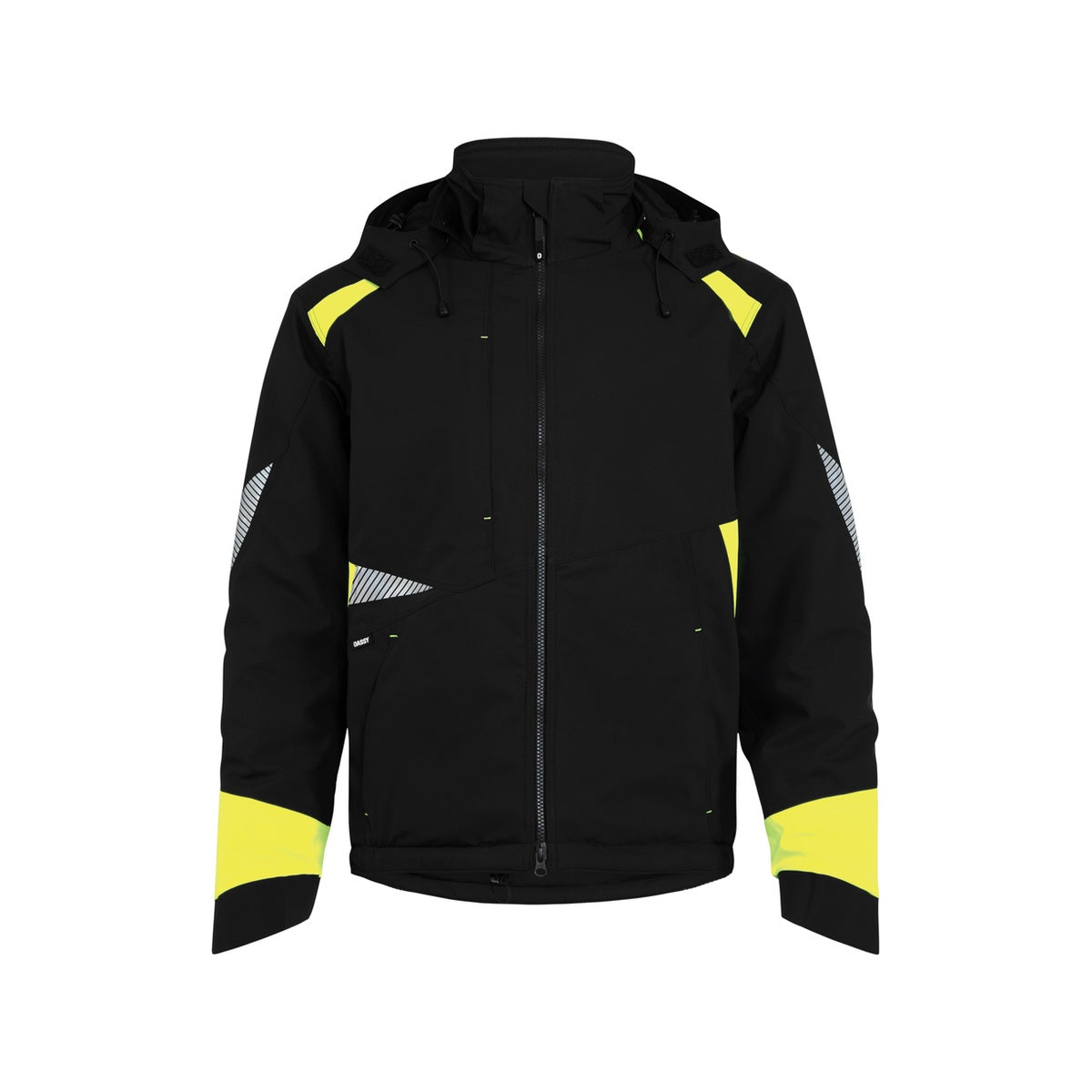 DASSY Itaqui 300599 Winterjacke Schwarz/Neongelb – Vorderansicht