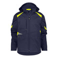 DASSY Kalama Softshell-Jacke Logix Herren nachtblau-neongelb