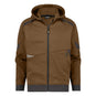 Dassy Lunax Kapuzensweatjacke lehmbraun-grau