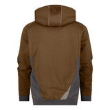 Dassy Lunax Kapuzensweatjacke lehmbraun-grau