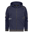 Dassy Lunax Kapuzensweatjacke nachtblau-grau