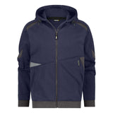 Dassy Lunax Kapuzensweatjacke nachtblau-grau