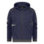 Dassy Lunax Kapuzensweatjacke nachtblau-grau
