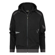 Dassy Lunax Kapuzensweatjacke schwarz-grau
