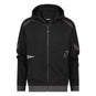 Dassy Lunax Kapuzensweatjacke schwarz-grau