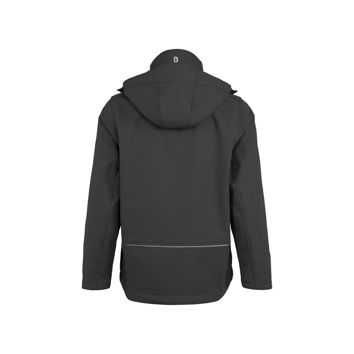 DASSY PURE 300597 Softshelljacke Anthrazitgrau – Rückansicht