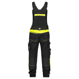 Dassy Ulsan Arbeitslatzhose mit Stretch schwarz-neongelb