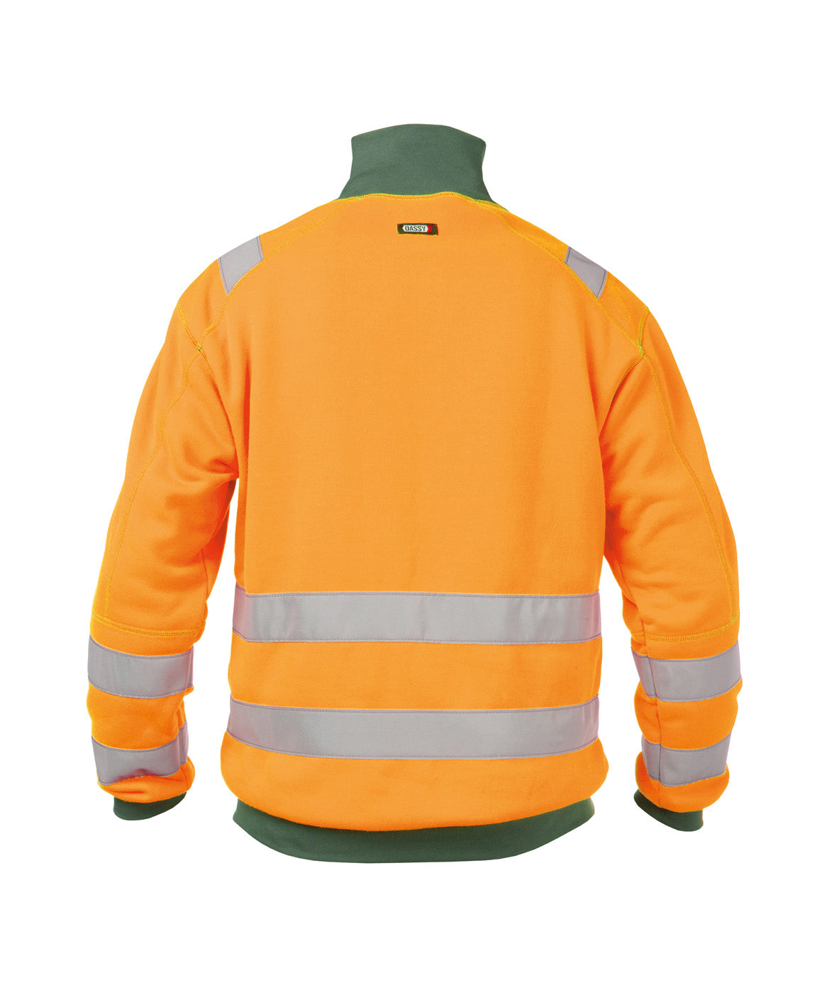 DASSY® Denver Warnschutz Sweatshirt neonorange/flaschengrün