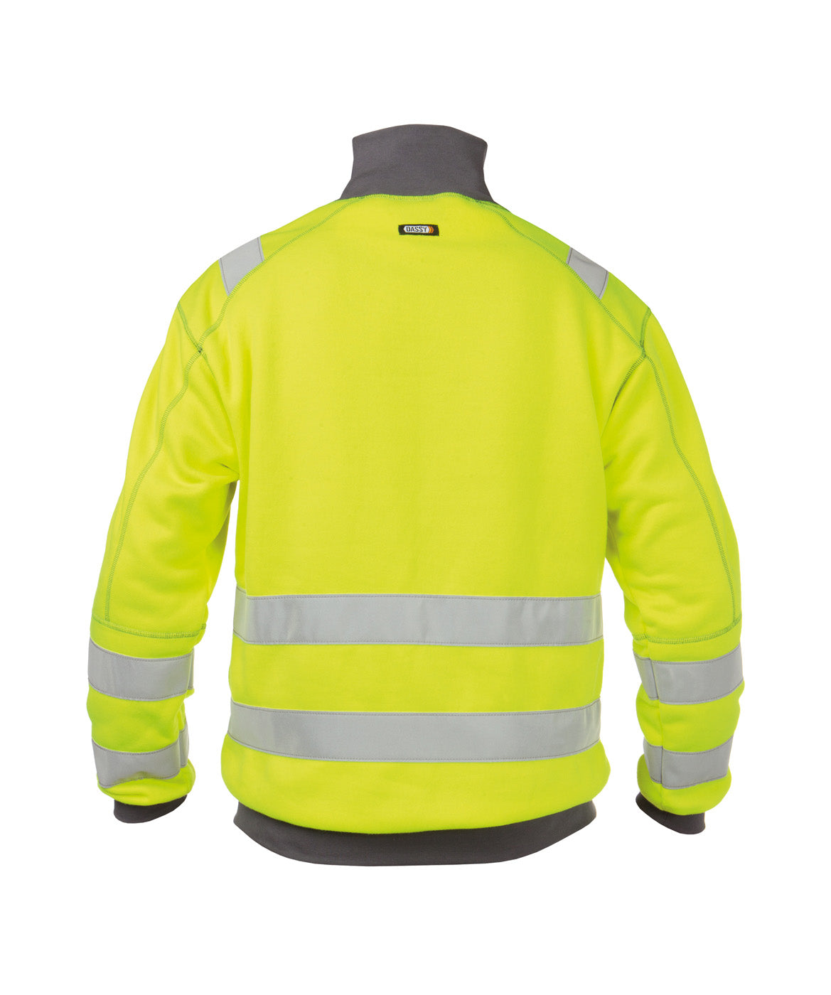 DASSY® Denver Warnschutz Sweatshirt neongelb/zementgrau