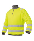 DASSY® Denver Warnschutz Sweatshirt neongelb/zementgrau