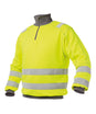 DASSY® Denver Warnschutz Sweatshirt neongelb/zementgrau