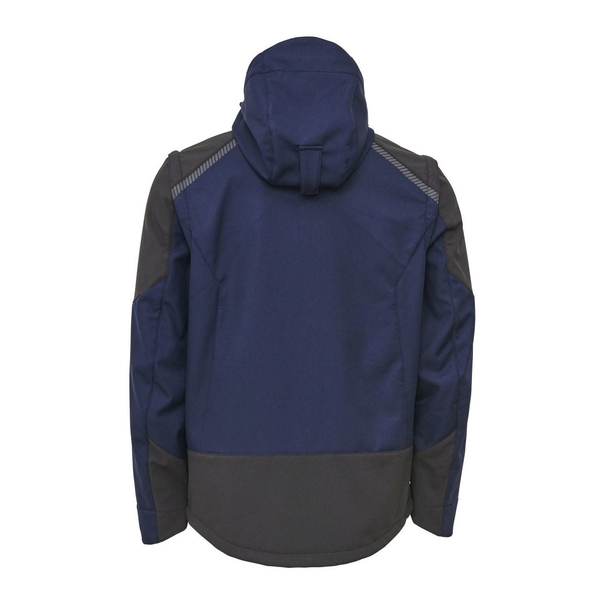 ELKA Working Xtreme 117300 Softshelljacke Marine/Schwarz – Rückansicht