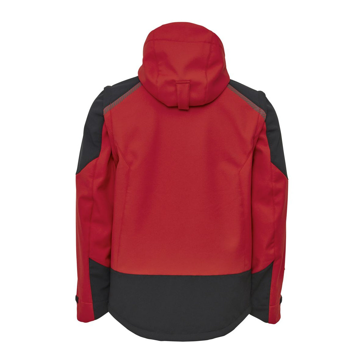 ELKA Working Xtreme 117300 Softshelljacke Rot/Schwarz – Rückansicht
