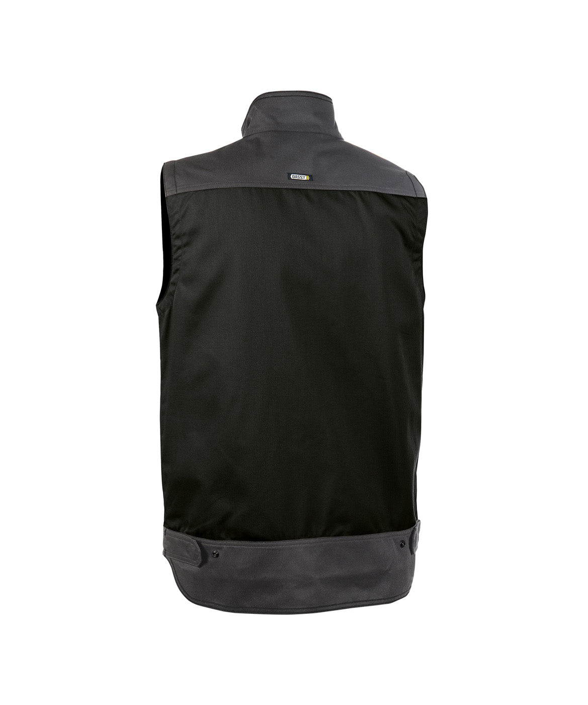 DASSY® Faro Zweifarbige Sommerweste schwarz/zementgrau
