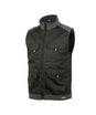 DASSY® Faro Zweifarbige Sommerweste schwarz/zementgrau