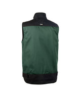 DASSY® Faro Zweifarbige Sommerweste flaschengrün/schwarz