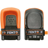 Fento Original Knieschoner schwarz – ergonomischer Profi-Knieschutz mit Wedge-Keil, EN 14404