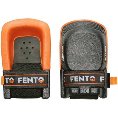Fento Original Knieschoner schwarz – ergonomischer Profi-Knieschutz mit Wedge-Keil, EN 14404