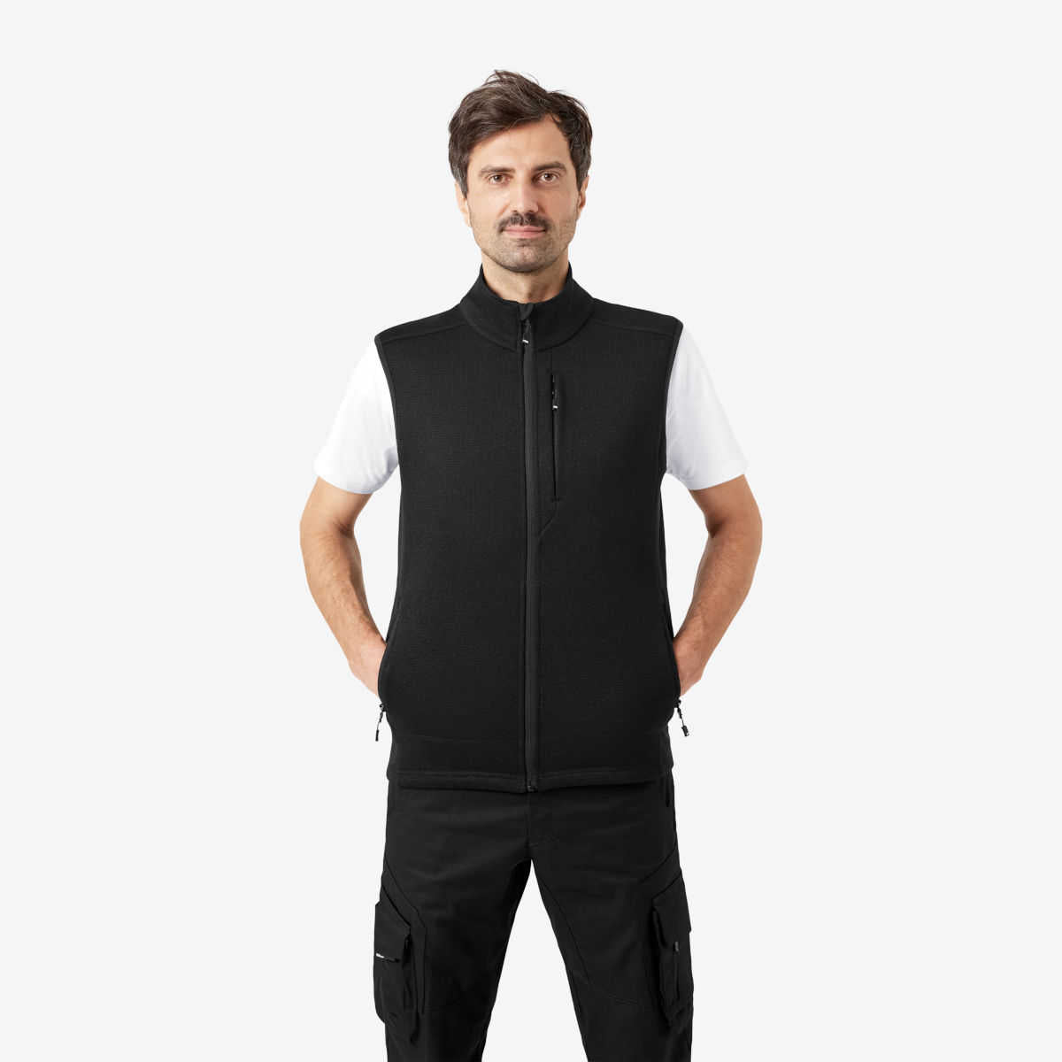 FHB Adde Strickfleece Arbeitsweste Herren 79594