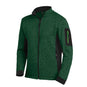 FHB Christoph Strickfleecejacke gruen-schwarz