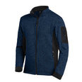 FHB Christoph Strickfleecejacke marine-schwarz