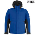FHB GEORG Arbeitsjacke Primaloft Winterjacke royalblau schwarz