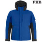 FHB GEORG Arbeitsjacke Primaloft Winterjacke royalblau schwarz