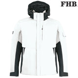 FHB GEORG Arbeitsjacke Primaloft Winterjacke weiß anthrazit