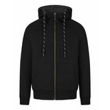FHB JÖRG Sweatjacke schwarz – Arbeitsjacke mit Webpelzfutter